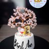 Cây Tài Lộc Đá Thạch Anh Hồng Mix Mèo Thần Tài Hợp Mệnh Hỏa, Thổ