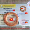 Giấy kiểm đinh vòng tay đá Mặt Trời tự nhiên
