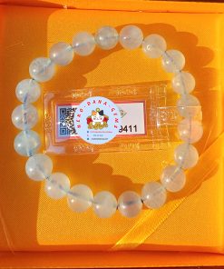 Vòng tay đá Aquamarine tự nhiên kèm kiểm định (2)