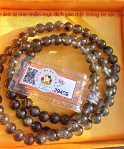 Vòng tay thạch anh tóc đen tự nhiên kèm giấy kiểm định