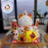 Mèo thần tài đại 32cm vượng tài bảo hũ vàng lớn