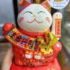 MÈO THẦN TÀI 20CM ĐẾ VƯƠNG ĐỎ SINH Ý HƯNG LONG