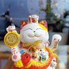 Mèo Thần Tài Khai Trương 20cm cá chép Quà Tặng Ý Nghĩa