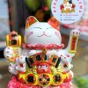 MÈO THẦN TÀI CẦM BÚA KHAI VẬN 22CM