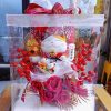 SET HỘP TRANG TRÍ SẴN KÈM MÈO NHỎ 17CM THUẬN BUỒM XUÔI GIÓ