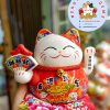 MÈO THẦN TÀI NHẬT TIẾN ĐẨU KIM SIZE 17CM